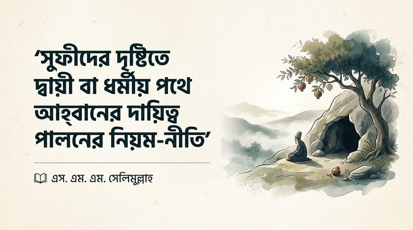 সুফীদের দৃষ্টিতে দ্বায়ী বা ধর্মীয় পথে আহ্বানের দায়িত্ব পালনের নিয়ম-নীতি